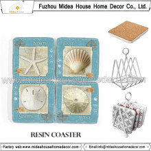 Coaster impresso da resina da cor completa